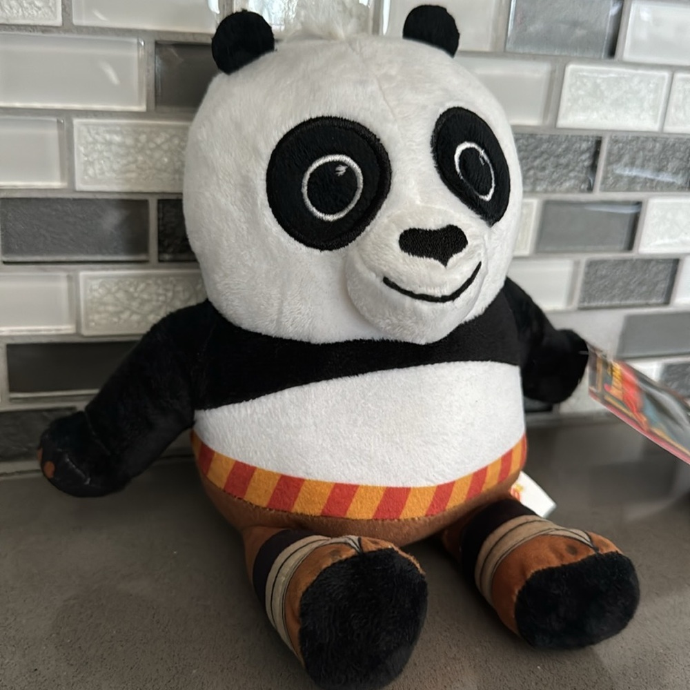 Kung Fu Panda PO TIGRESS SHIFU Sitting Plush Set Of 3 / DreamWorks / BRAND NEW - Picture 13 of 16